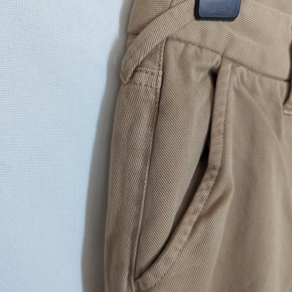 Serra By Joie Rucker Tan Camel Khaki The Finn Distressed Trouser Pants Size 25 - Picture 7 of 12